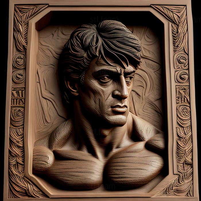 3D model Rocky Balboa Rocky Sylvester Stallone (STL)